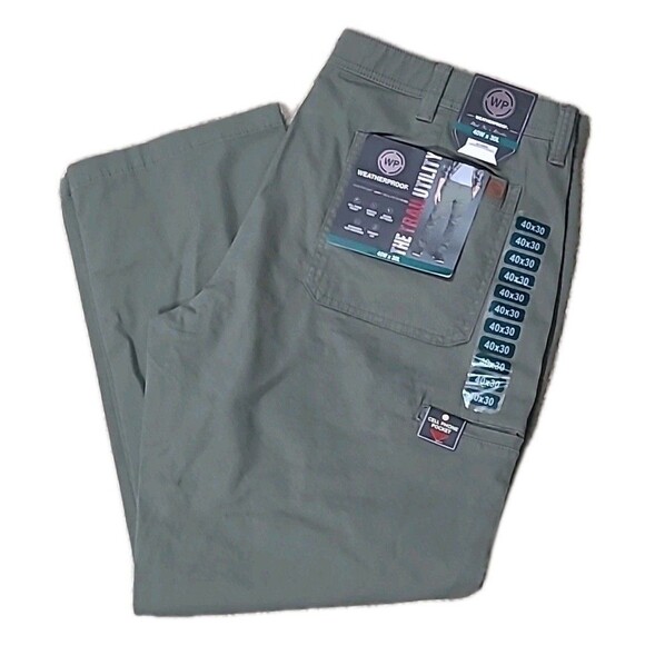 Weatherproof Other - NWT Weatherproof Trail Utility Tech Pants Mens 40x30 Flex Waistband Straight Fit